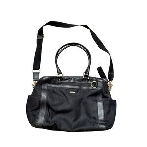 Rebecca Minkoff Leather Knocked Up Diaper Bag Women's Black Travel Everyday